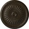 Ekena Millwork Juniper Ceiling Medallion (Fits Canopies up to 7"), 36"OD x 1 1/2"P, Stone Hearth Crackle CM36JUSHC - alternate 1